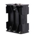 5X Double Side Spring 6 X 1.5 V AA Battery Holder Case Box Black. 