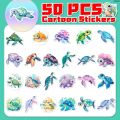 LikewenNew 10/50pcs Blue Sea World Turtle Stickers Pack for Kid Cartoon Graffiti Decals Scrapbooking Luggage Laptop Skateboard Wall Sticker. 