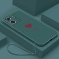 Xiaomi Redmi 13C 12C Luxury Cute Love Heart Casing Matte Liquid Silicon Back TPU Soft Case Cover. 