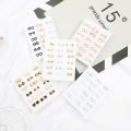 18 Pairs Random Mix Styles and Colors Fashion Glue Needle Earrings Set Flower Fruit Stud Earrings. 