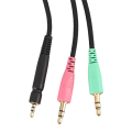 2X Replacement Cable for Sennheiser G4ME ONE GAME ZERO 373D GSP 350 / GSP 500 / GSP 600 Headphones(PC Version 2 Meters). 