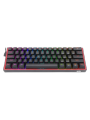 Redragon K617 FIZZ 60% Wired RGB Gaming Keyboard, 61 Keys Compact Mechanical Keyboard White & Grey Mixed-Colored Keycaps. 