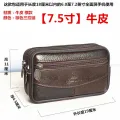 (New) cow leather belt phone bag unique purse waist bag for men waist pack leather purses and bags hang purse purse. 