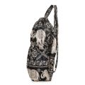 Large Capacity Drawstring Pocket Backpack Lightweight Floral Cloth Women's Backpack Autumn Fashion Retro School Bag Bucket Bag. 
