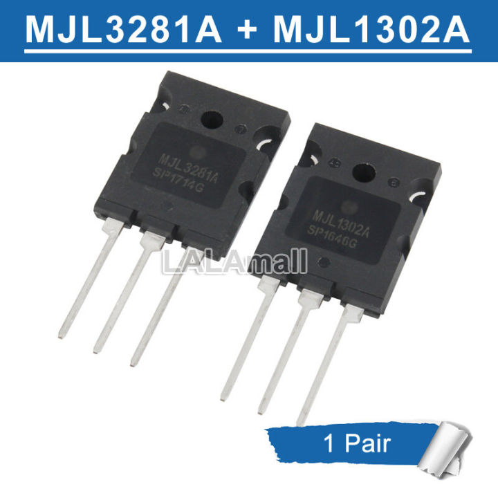 1pair Original ( MJL3281A + MJL1302A ) TO-3PL 3281A 1302A PNP NPN 15A ...