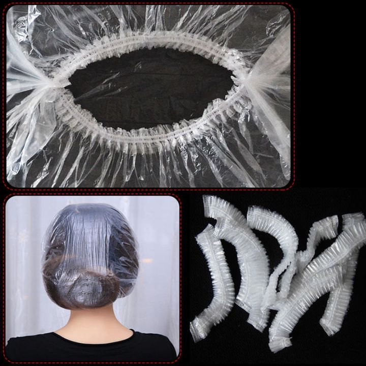 100Pcs/Bag%20Disposable%20Shower%20Bath%20Cap%20Plastic%20Waterproof%20Woman%20Head%20Hair%20Cover%20Bathing%20Hat%20-%20Image%208
