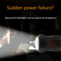 Hand Crank Solar Powered Rechargeable Flashlight LED Emergency Dynamo Torch E10993 H. 