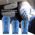 3Pcs Momo Style Blue Aluminum Non Slip Gas Brake Pedal Pad Covers. 