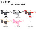 OQ BOGA 5 Colors Unisex Oval Frame Anti UV Kids Sunglasses Children Outdoor Eye Protection Full Rim Sun Glasses. 