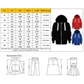 New Spring Autumn Zip Solid Jackets for Boys Children's Hooded Coat Kids Clothes Cardigan Girls Stripe Long Sleeve Hoodie Tops. 
