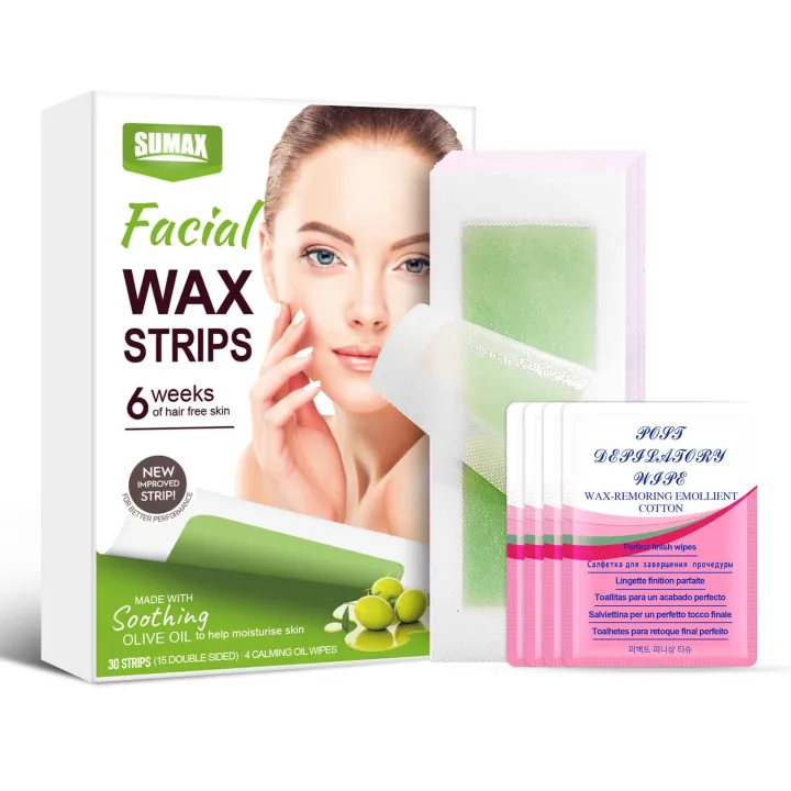 Olive%20Hair%20Removal%20Wax%20Strip%20Female%20Hair%20Removal%20Gentle%20And%20Fast%20Removal%20of%20Eyebrows%20Lips%20and%20Body%20Hair%2030PCS%20-%20Image%204