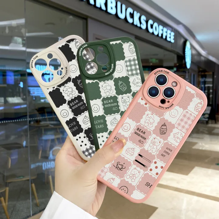 Jizetin%20for%20Vivo%20Y35%20Back%20Cover%20Bear%20Daily%20Activity%20Lambskin%20Texture%20PU%20Leather%20Back%20For%20Girls%20Boys%20Soft%20Phone%20Case%20-%20Image%203