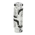 Double U Joint Coupler, Double Steering U Joint 3/4in DD X 3/4in DD High Strength Wear Proof for Car. 