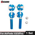 Aocarmo For Apple AirPods 1 2 3 Pro Pro2 Earphone Shell Case Full Set Housing Repair Replacement Part. 