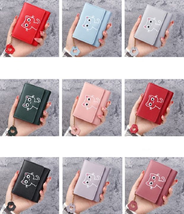 2023%20New%20Women's%20Wallet%20Cute%20Cat%20Short%20Wallet%20Leather%20Small%20Coin%20Purse%20Girls%20Money%20Bag%20Card%20Holder%20Ladies%20Female%20Hasp%20Wallet%20-%20Image%205