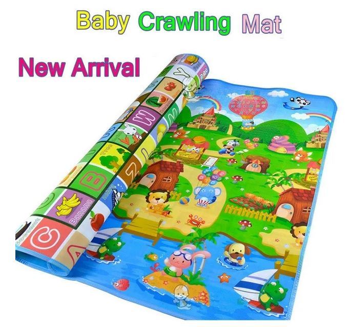 Double Side Baby Play Mats Infant Crawling Rugs Children Puzzle Carpets Outdoor Picnic Mat for Kids 5MM Thickness