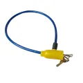 Universal Metal Cycling Safety Lock Anti-Theft Bicycle Lock With 2 Keys. 