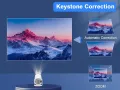 HY300 4K Smart Projector Android 11 Portable Wifi Mini Bluetooth 200Ansi Home Theater for SAMSUNG Apple Phone Movie 1080P. 