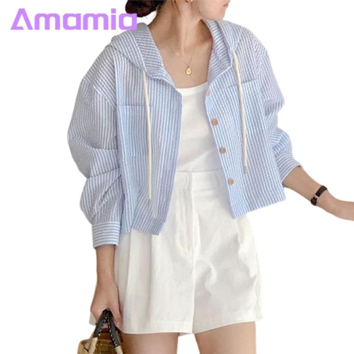 Lightweight%20Sun%20Jacket%20for%20Women%20Stylish%20Striped%20Hooded%20Cardigan%20for%20Women%20Sun%20Protection%20Jacket%20Top%20for%20Summer%20Women%20Sun%20Protection%20Jacket%20-%20Image%202