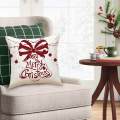 Christmas Throw Pillow Cover Cushion Cover for Sofa Xmas Decoration Bell. 
