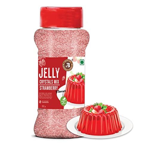 Brew Lab Jelly Crystals Mix Powder For Making Jelly - Strawberry Flavor ...