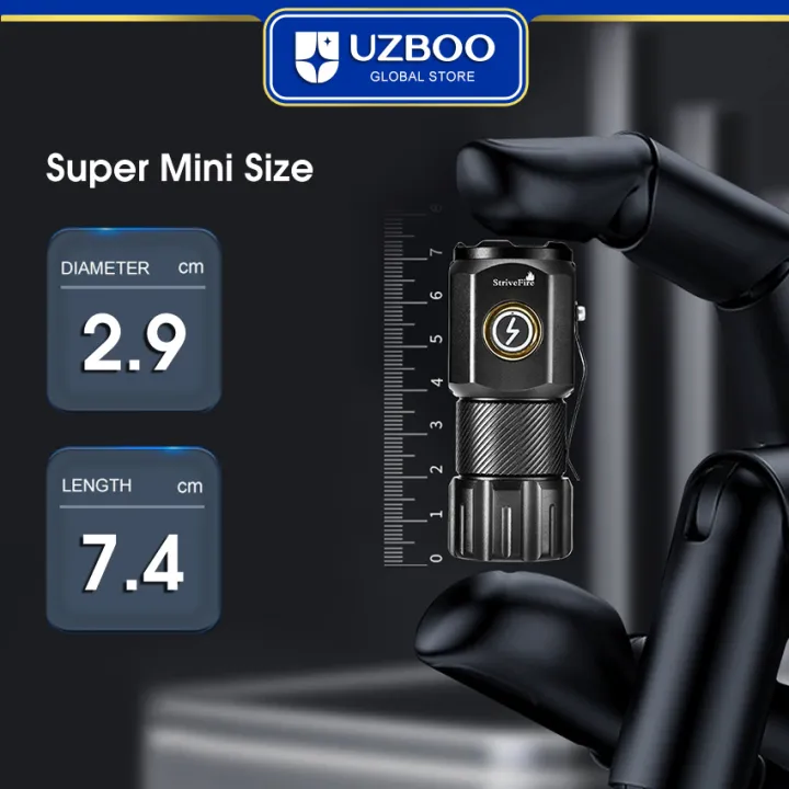 UZBOO%20Upgrade%20Mini%20Flashlight%20Extension%20Tube%20High%20Bright%20Flashlight%20LED%20Torch%20Light%20Outdoor%20Pocket%20Size%20Flashlight%20Rechargeable%20Waterproof%20Torch%20Light%20for%20Hiking%20Hunting%20Camping%20-%20Image%203