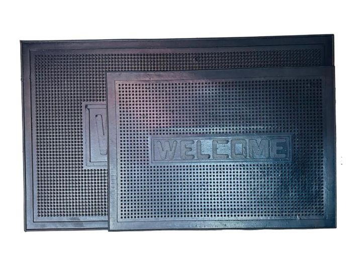 Welcome Carpet 69CM x 42CM ,50CM*35CM / Front Door Mat Welcome Carpet Black Colour / Outdoor Carpet