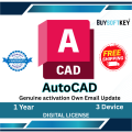 Autodesk AutoCAD  | Genuine License for Windows / and Mac 2024,2025,2026,2027. 