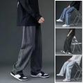 Men Denim Overalls Baggy Wide Leg Men's Jeans Retro Streetwear Fashion for Outdoor Travel Korean Style Clothing Wide Leg for Men. 