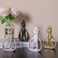 Modern Abstract Hugging Couple Statue Home Decoration Figure Sculptures & Figurines For Interior Aesthetic Living Room Ornaments ZHANGBEI. 