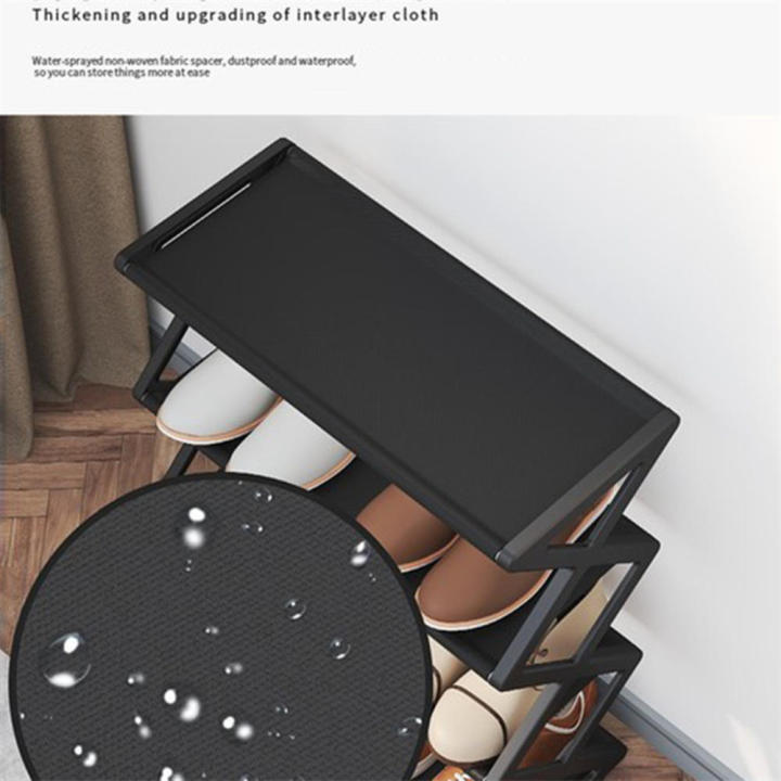 X-Shaped%20Shoe%20Rack%20for%20Home%20Multifunctional%20Steel%20Assembly%20Cloth%20Shoecase%20for%20Students%20Dormitory%20Dustproof%20Storage%20Shelf%20Hanger%20-%20Image%206
