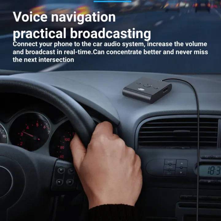 Bluetooth%205.4%20AUX%20Car%20Adapter%20Wtih%20Mic%203.5MM%20USB%20U-Disk%20Stereo%20Wireless%20Audio%20Car%20Kit%20Handsfree%20Calls%20Navigation%20Music%20-%20Image%203