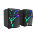 Jedel RGB light gaming USB computer speakers. 