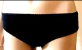 Rik Global Brands Essentials - Black Combo Set Cotton Bra Panty & Lace Camisole. 