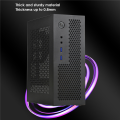 OUMERY 2X A09 HTPC Computer Case Mini ITX Gaming PC Chassis Desktop Chassis USB3.0 Computer Case Home Computer Case Black. 