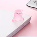 Glow in the Dark Mini Pink Pig Doll Cute Ornaments DIY Resin Material Accessories Car Dashboard Toys Home Decor Garden. 