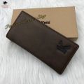 Full Leather Wallet Men Long Wallet Cow Leather Purse Man Dompet Lelaki Kulit Panjang. 