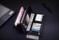Men's PU Leather Long Purse Business Mens Wallet. 