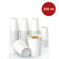 Nescafe Cups ,Disposable Paper Cups, Disposable Coffee Cups, Ideal for Beverage | Coffee (white) 50 pack. 