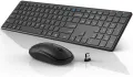 Mini Wireless White Keyboard and Mouse Combo. 