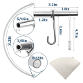 Upgrade Maple Syrup Tapping Kit Maple Syrup Collector Stainless Steel Maple Faucet Tip Maple Syrup Synthetic Filter. 