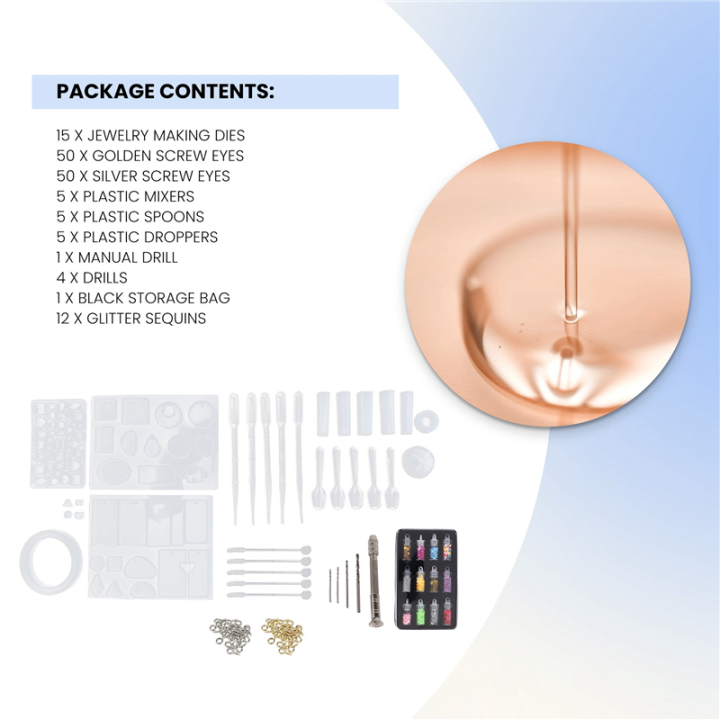 148%20Pieces%20Resin%20Jewelry%20Making%20Kit,%20Silicone%20Casting%20Mold%20for%20Beginners%20with%20Molds,%20Resin%20Kits%20and%20Tools%20Set%20-%20Image%203