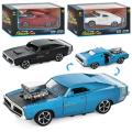Diecast Metal Pullback Openable Doors Toy Cars with Flashing Light and Musical Sound. 