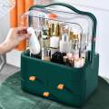 Desk Organizer with Drawer Makeup Storage Organizer Storage Drawers Case Makeup Holder Cosmetic Organiser Case for Desk Dorms Dressing Table. 