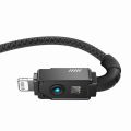 Baseus Aramid Fiber Braiding USB-C to Lightning Cable PD 20W (P10355803111-00) (100 cm). 