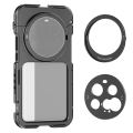 For 15 Ultra 17mm Threaded Lens Backplate Phone Cage Kit 67mm Filter Adapter Black. 