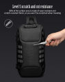 OZUKO Men's Chest Bag Trend Fashion Messenger Bag Sports Function Bag Business Waterproof Chest Bag. 