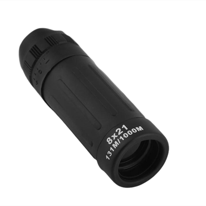 8x21 HD Optical Monocular Telescope Adjustable Zoom Optic Lens Binoculars Spotting Scope Coating Lenses Dual Focus Day Vision