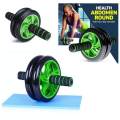 Fitness Gym AB Wheel AA Total Body Exerciser Roller + FREE GIFT Knee Pad. 