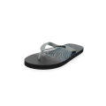 DSI Waves Flip Flops For Men Summer Rubber Casual Thong Style Black Blue Model 05. 
